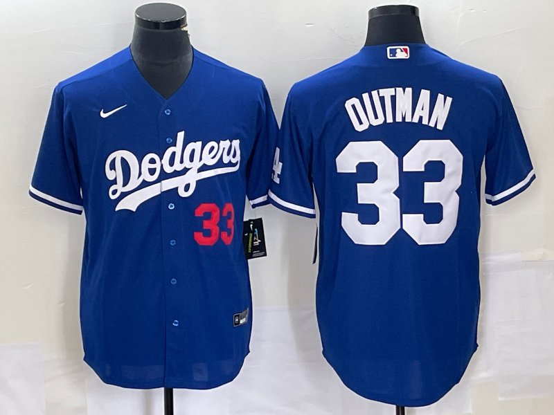 Men's Los Angeles Dodgers James Outman #33 Royal Jersey